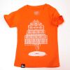 Tshirt dziecięcy | Vinyl & Sound System - pomarańczowy
