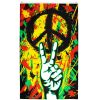 Peace Rasta flag - 150 x 90