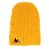 Czapka zimowa beanie Lion of Judah | żółta