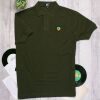 Koszulka Polo Lion of Judah | Ciemna zieleń 