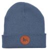 Beanie winter hat Docker cap with Roots Reggae label | airforce blue