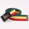 DubLion cotton rasta belt
