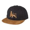 Lion of Judah snapback cap | Black Ash & Camel
