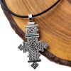 Ethiopian and Rastafari Cross Necklace, Abyssinian, African