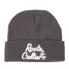 Fisherman winter hat  Docker cap Roots and Culture | gray