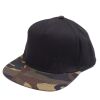 Dub Respect snapback cap | Black & camo