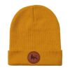 Beanie winter hat  Docker cap with Roots Reggae label  | mustard