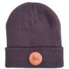 Beanie winter hat  Docker cap with Roots Reggae label  |plum
