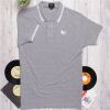 Lion of Judah Short Sleeve Polo | gray & white