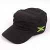 Patrol cap Jamaican flag | black