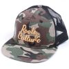 Roots & Culture trucker cap | Camo & Black