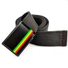 Rasta inspired sackcloth belt