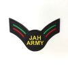 Rasta Jah Army patch - warrior style