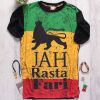 Jah Rastafari fullprint t-shirt