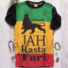 T-shirt Jah Rastafari | fullprint