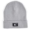 Beanie winter hat  Docker cap with Roots Reggae label  | grey
