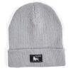 Beanie winter hat  Docker cap with Roots Reggae label  | grey