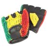 Rękawiczki rowerowe / treningowe Kolory Rasta