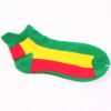 Rasta ankle socks
