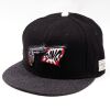 Cayler & Sons Bang Cap black wool/grey wool/red
