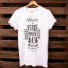 Politricks Burn a Fire Pon Dem tshirt | Organic Cotton