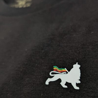 Ras DubLion T-shirt in black