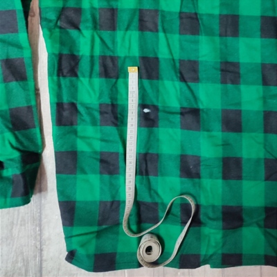 Koszula w zieloną kratę OUTLET XL