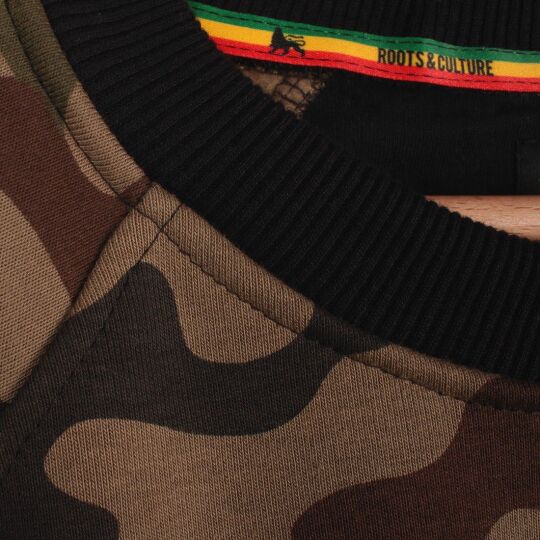 Dub Lion crewneck sweatshirt camo - RASPECT