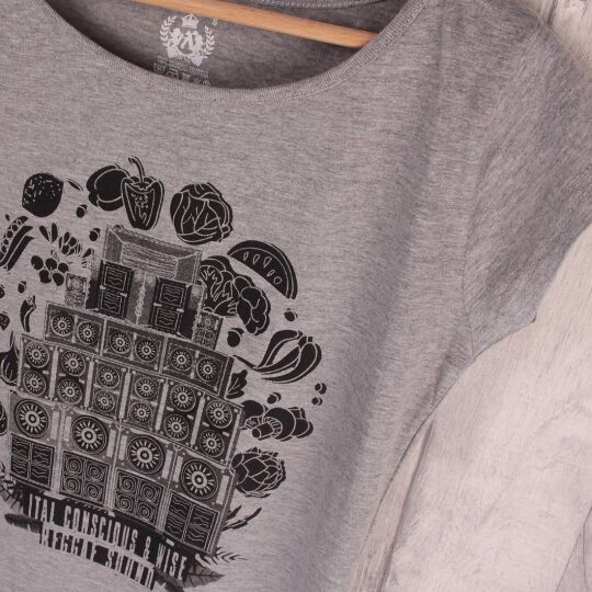 T-shirt damski Reggae Sound Ital Conscious and Wise