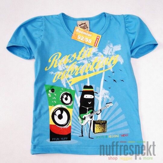 Rasta Vibration Nuff Respekt Kids - Girl tshirt