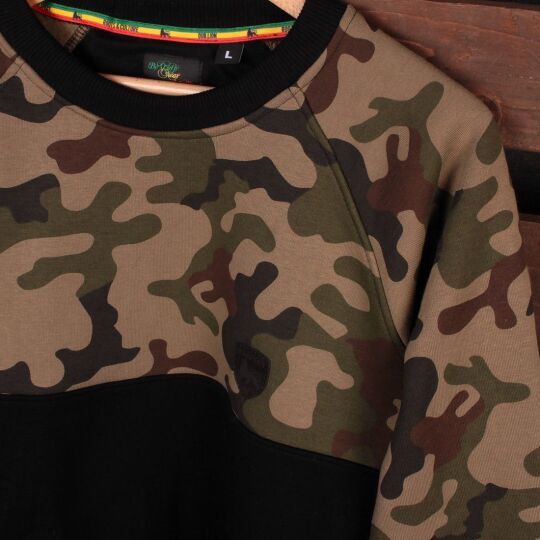 Dub Lion crewneck sweatshirt camo - RASPECT
