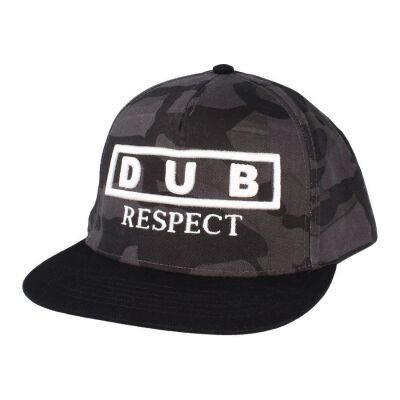 Dub Respect snapback cap | Midnight camo