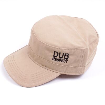 Army flat cap Dub Respect | camel