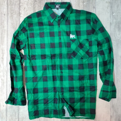 Koszula w zieloną kratę OUTLET XL