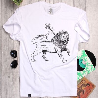 Tshirt inspirowany zwycięskim Lwem Syjonu