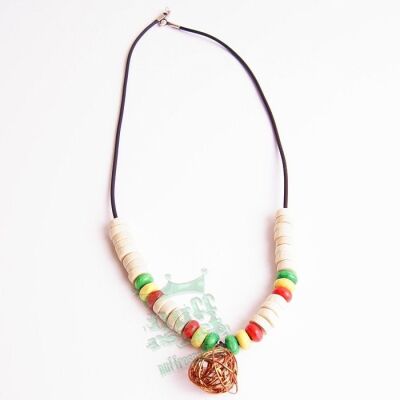 Pendant with wire ball #4