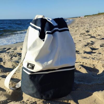 Nuff Respekt Duffel bag - Natural & Navy