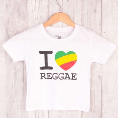 Kids t-shirt | I ❤ Reggae