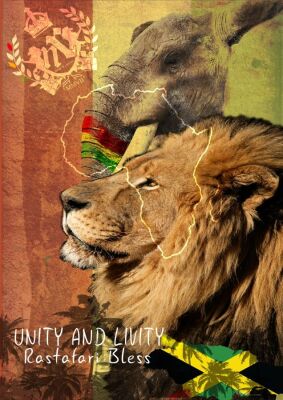 Plakat Unity & Livity | Rastafari Bless - P201601