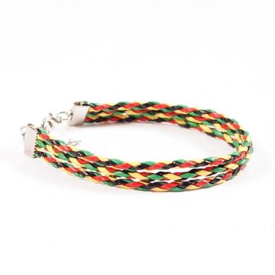 Rasta thong bracelet
